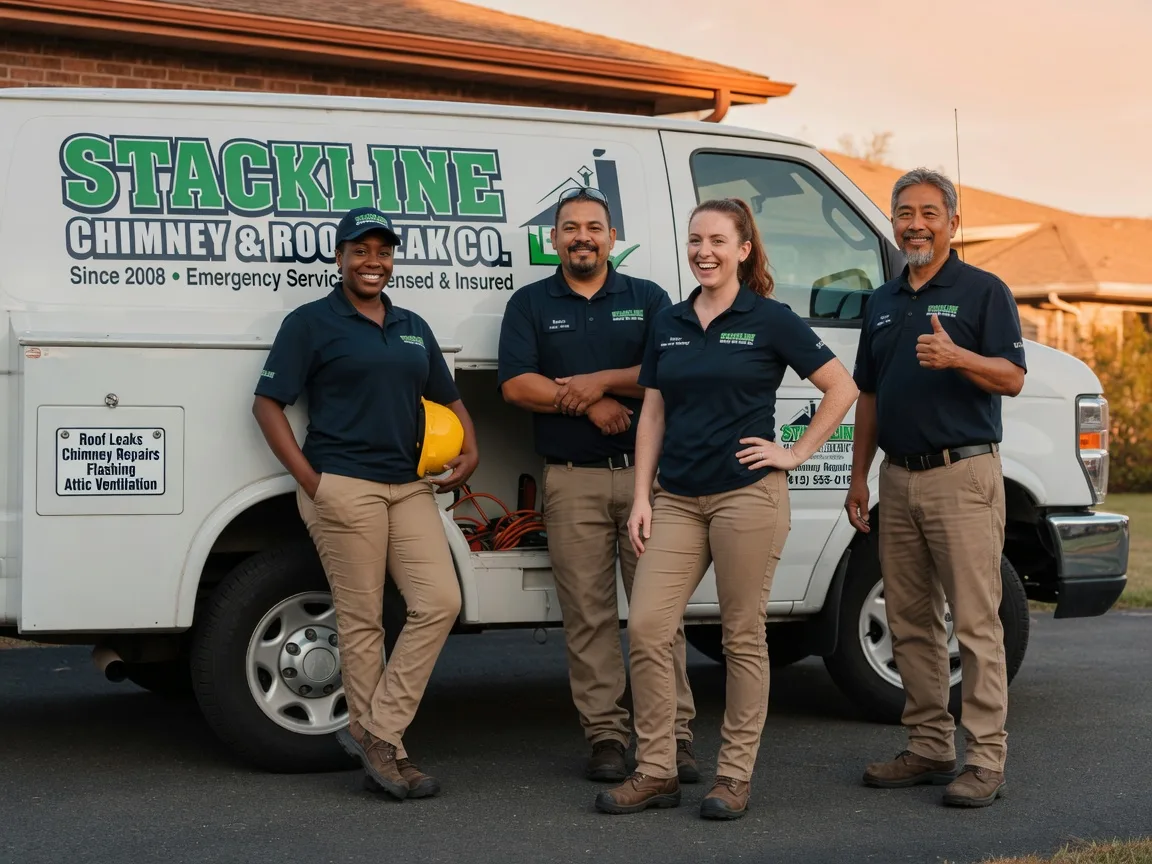 Chimney flashing repair company in Woodlake, TX